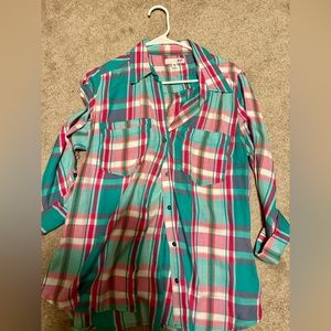 Kut from the Kloth Plaid Shirt